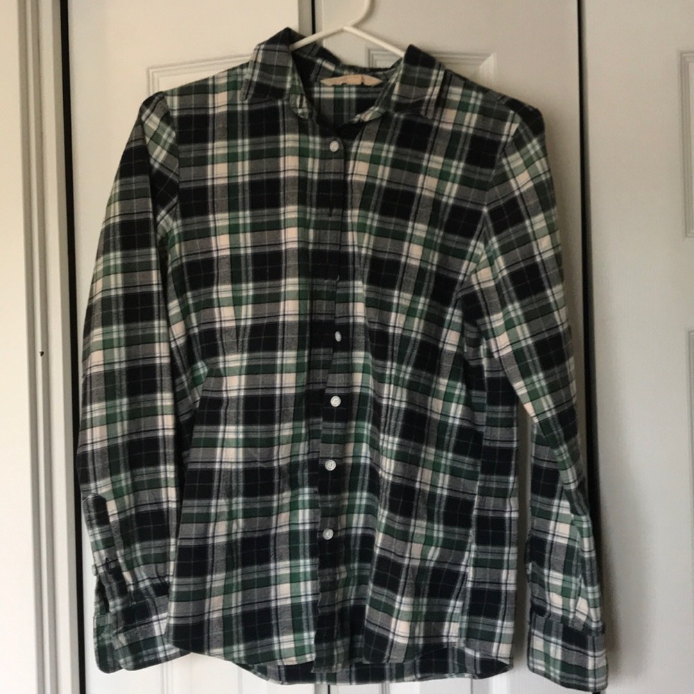 Brooks Brothers Navy blue/Forest Green Flannel